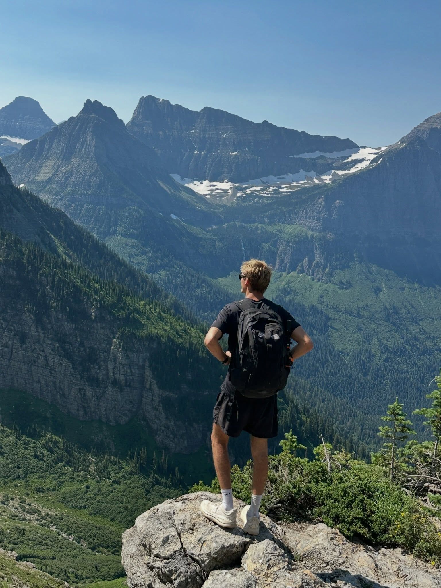 Glacier National Park tour visitor photo