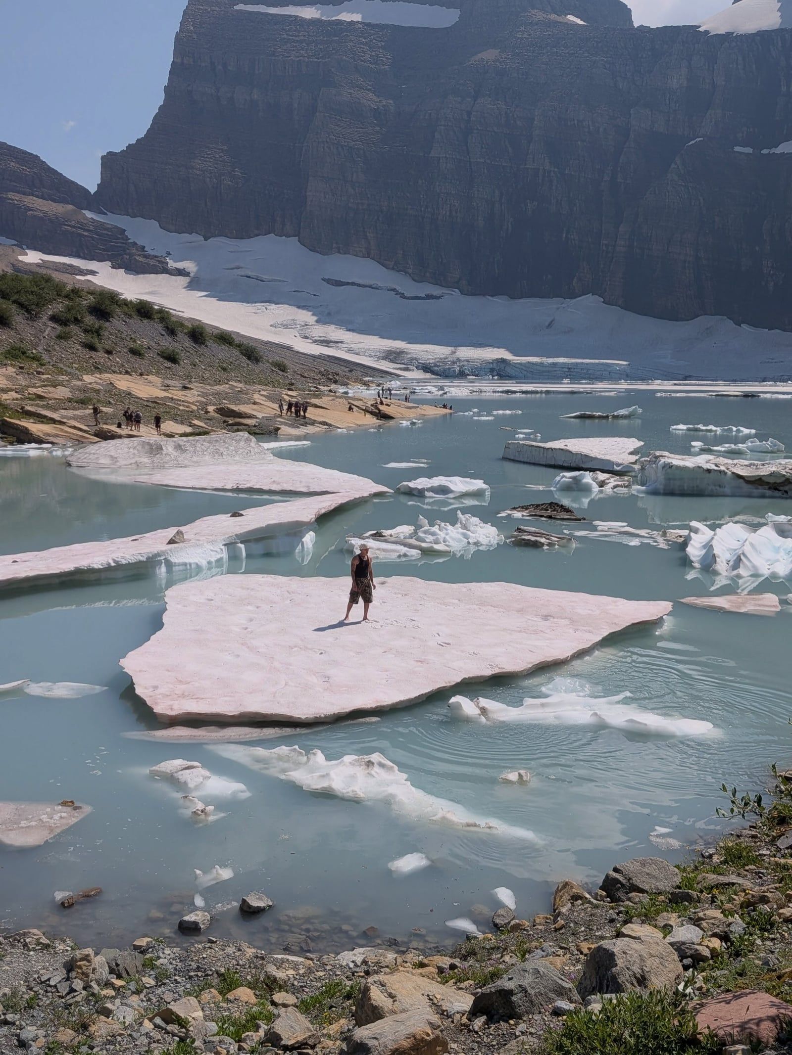 Glacier National Park tour visitor photo