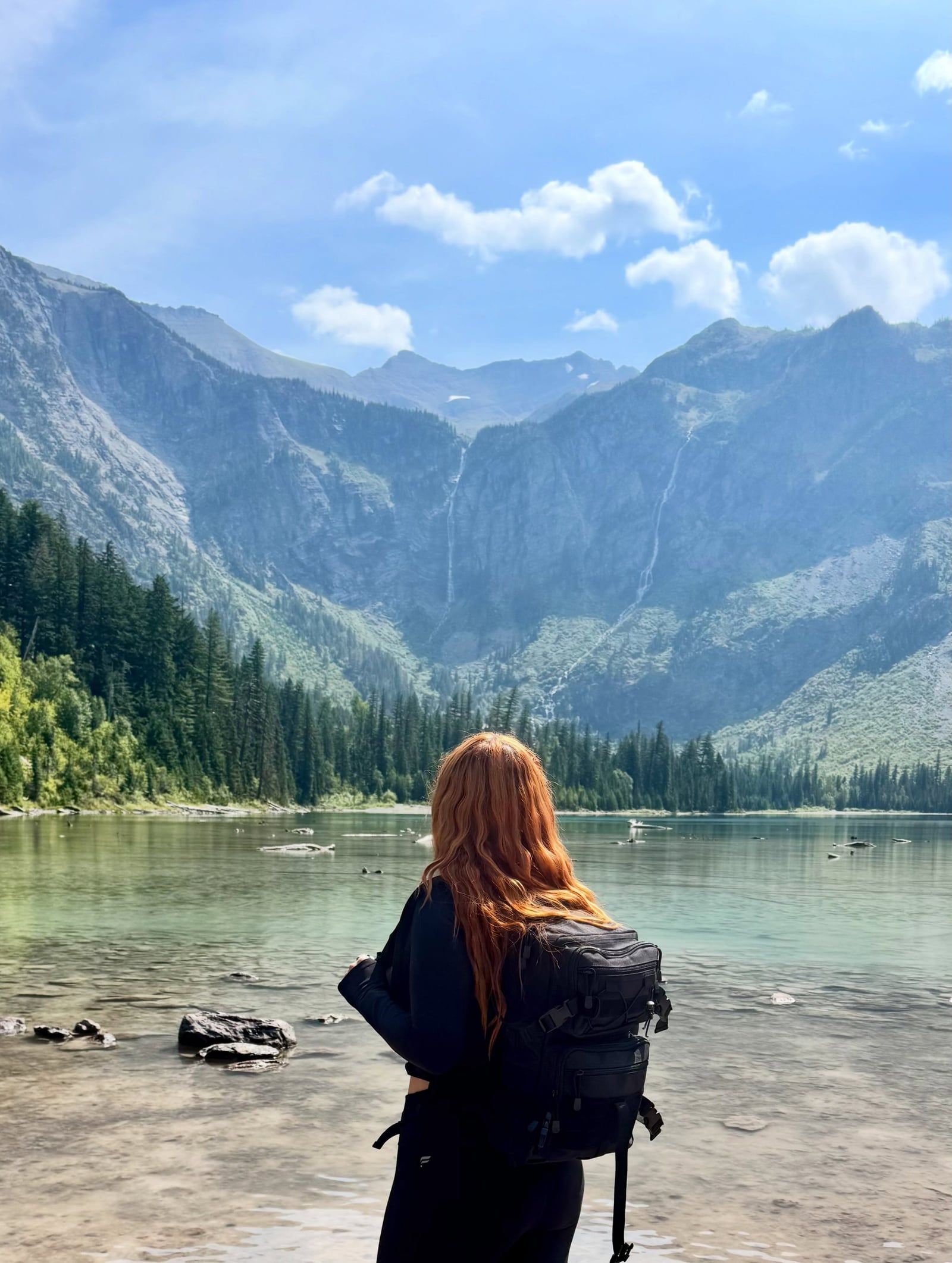 Glacier National Park tour visitor photo