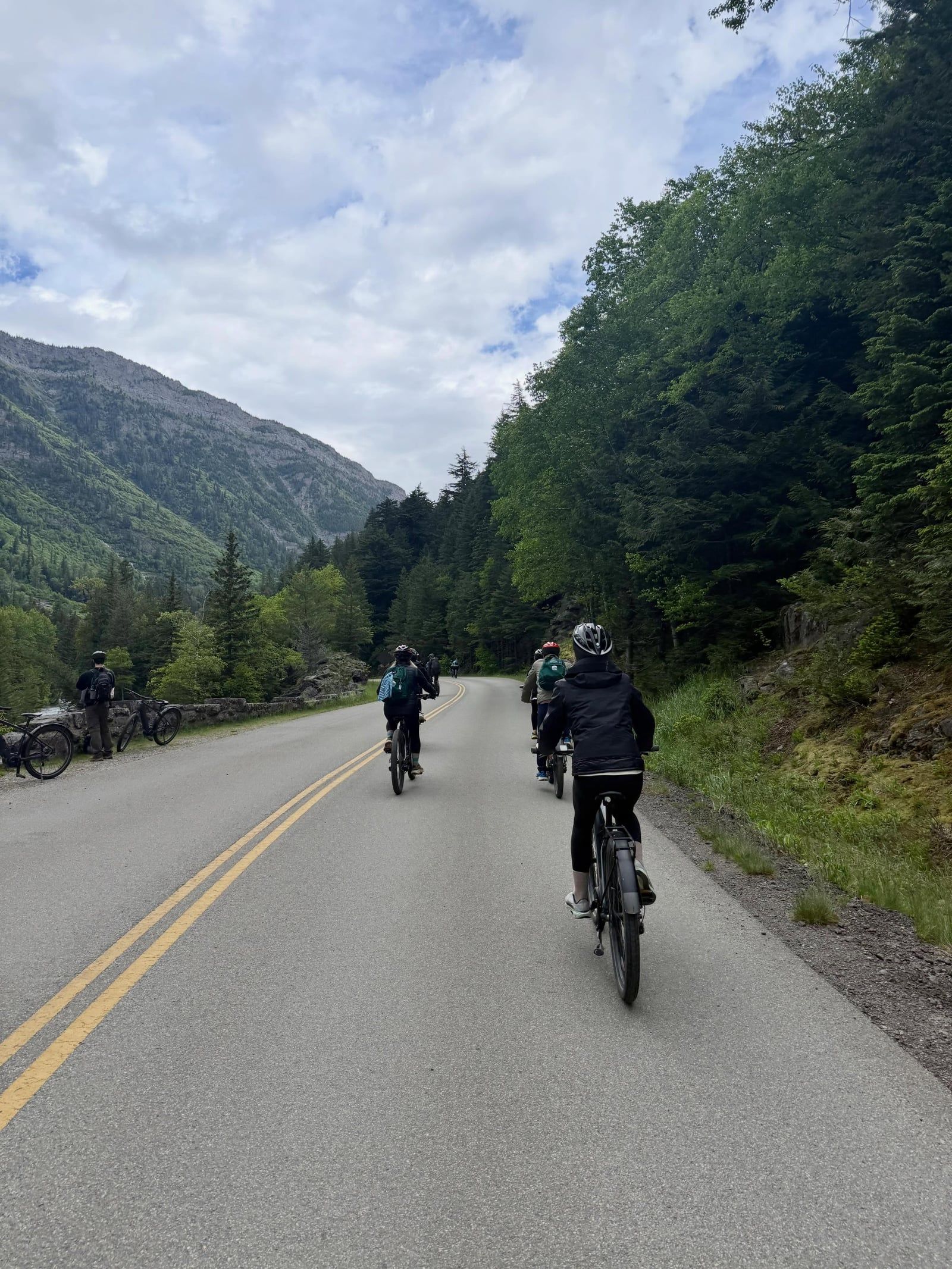 Glacier National Park tour visitor photo