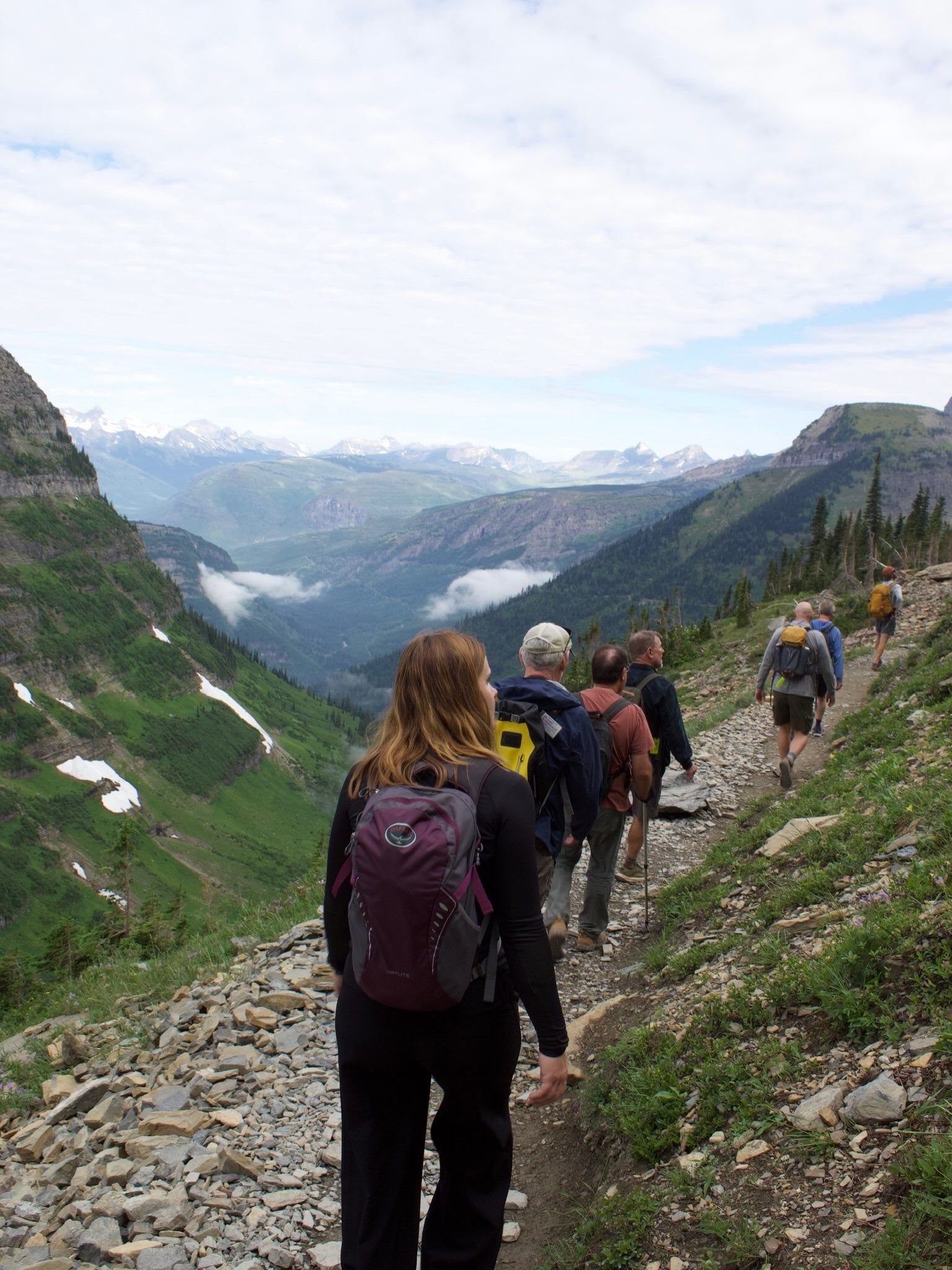 Glacier National Park tour visitor photo